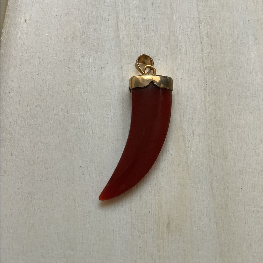 New vintage tusk pendant charm